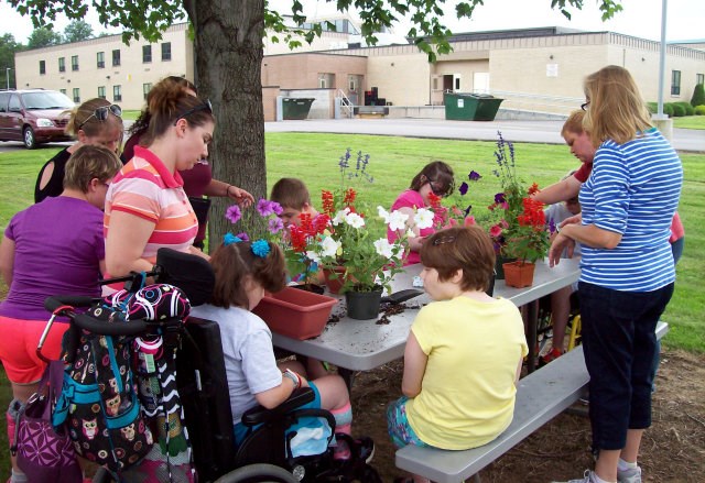 TeenLink Planting Flowers